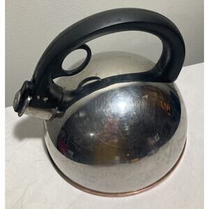 Revere Ware 1801 Tea Kettle CU03 j China Stainless Steel Copper Bottom